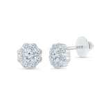 Diamond Sprinkle Stud Earrings