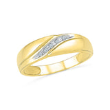 14kt / 18kt white and yellow gold Trendy Diamond Band for Men in NICK for women online
