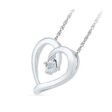 Love Leisure Diamond Silver Pendant