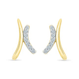 Opulent Diamond Stud Earrings in 14k and 18k gold for women online