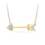 The Cupid Arrow Diamond Necklace