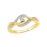 Sassy Swirl Diamond Bling Ring