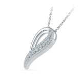 Precious Whirl Diamond Pendant