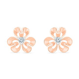 Glorious Bold Gold floral Stud Earrings