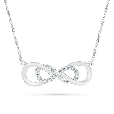 Swirly Infinity Necklace