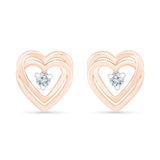 Delightful Love Heart Earrings