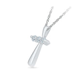 Luxurious Cross Diamond Pendant