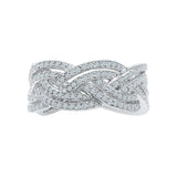 Fancy Knot Diamond Ring