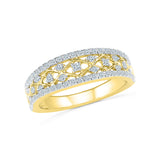 14kt / 18kt white and yellow gold Spring Forward Diamond Cocktail Ring for women online in PRONG setting