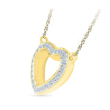 Ornamental Heart Diamond Necklace