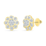 The Exquisite Floral Stud Earrings