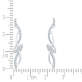 Contemporary Diamond Drop Earrings