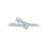 Teeny Wee Diamond Midi Silver Ring