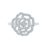Blossom Lure Diamond Cocktail Ring - Radiant Bay