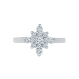 Sparkling Bloom Diamond Cocktail Ring