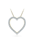 Fancy Heart Diamond Pendant