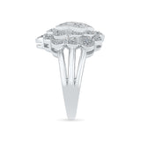 The Mega Flower Diamond Cocktail Ring