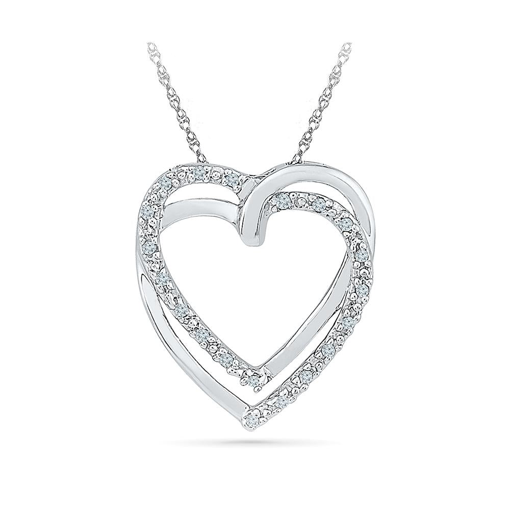 Hearty Enclosure Diamond Pendant