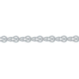Halo Interlinked Diamond Bracelet