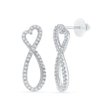 Forevermore Infinity Ladies' Earrings