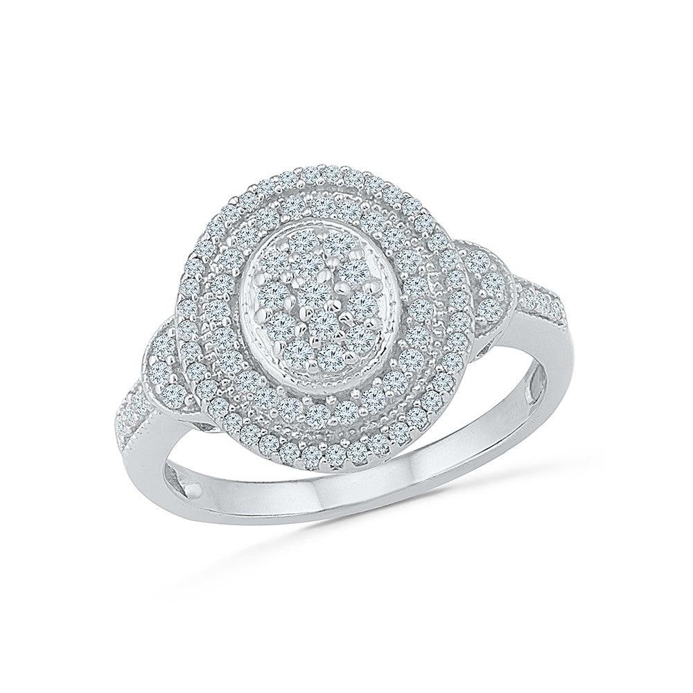 Curvy Band Light Weight Diamond Ring – PalsaniJewels.com