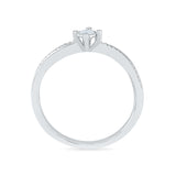 Deluxe Solitaire Diamond Engagemet Ring