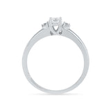 Radiant Stone Engagement Ring
