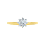 Flower Focused Everyday Diamond Ring