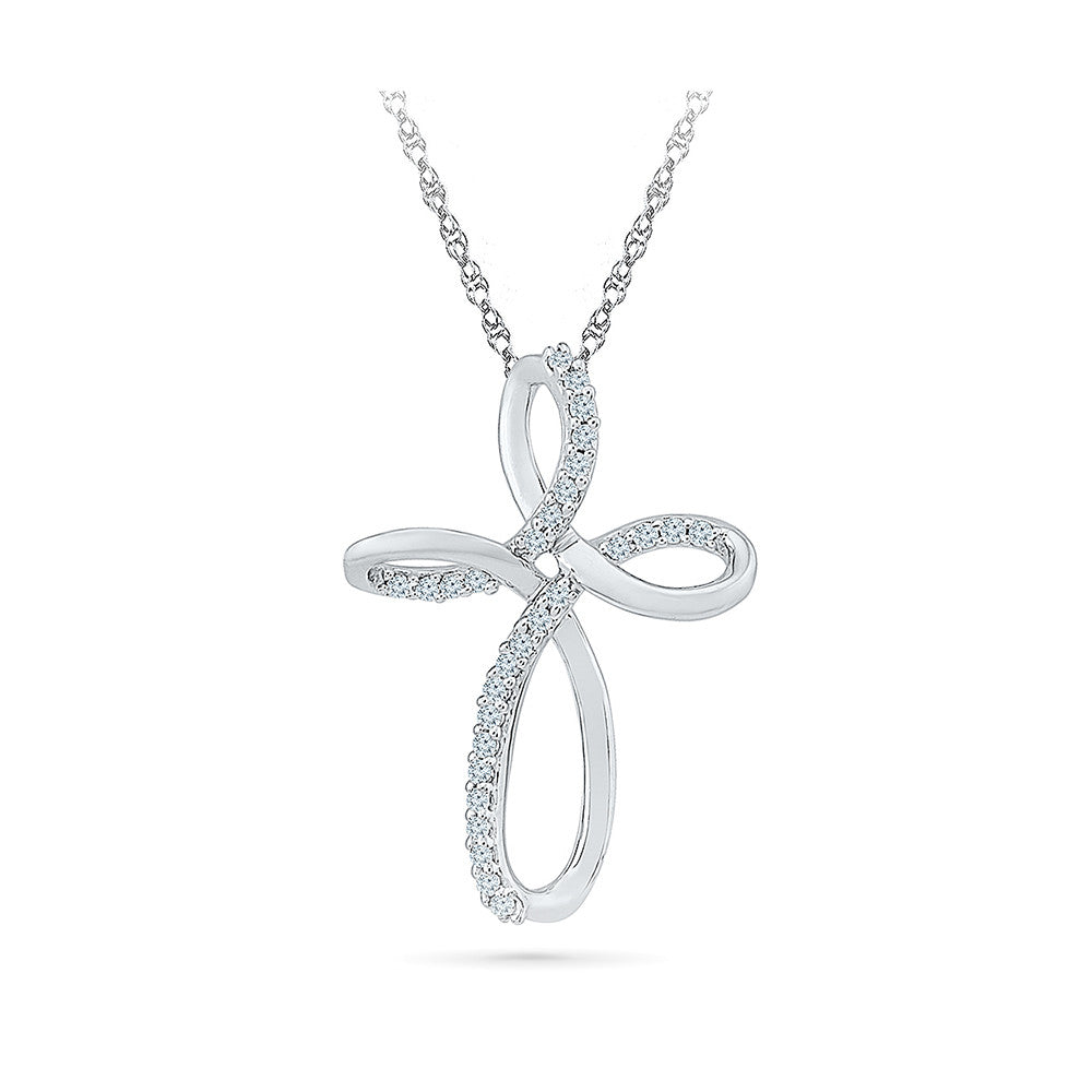 I Am Faithful Infinity Cross Necklace – Avanto Jewelers