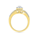 Gorgeous Glide Diamond Cocktail Ring