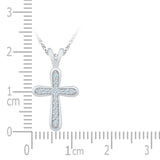 Plain Cross Diamond Pendant