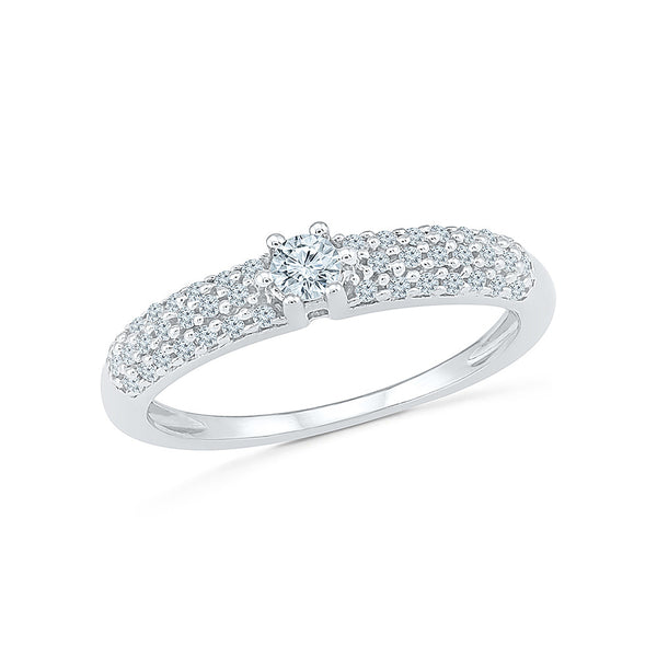 Radiant Love Diamond Engagement Ring