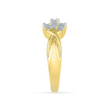 Winsome Diamond Cluster Cocktail Ring