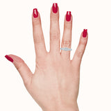For Forever Diamond Engagement Band Ring