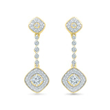 Delightful Diamond Drop Earrings