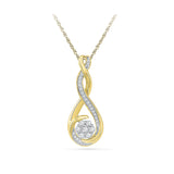 unique fashion diamond pendant in 14k and 18k Gold online for women