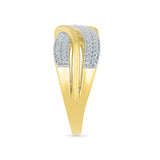 Enchanting Swirl Diamond Cocktail Ring