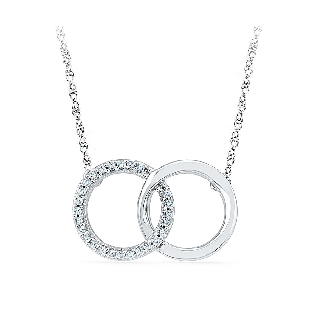 Double Circle Necklace By Lovethelinks | notonthehighstreet.com