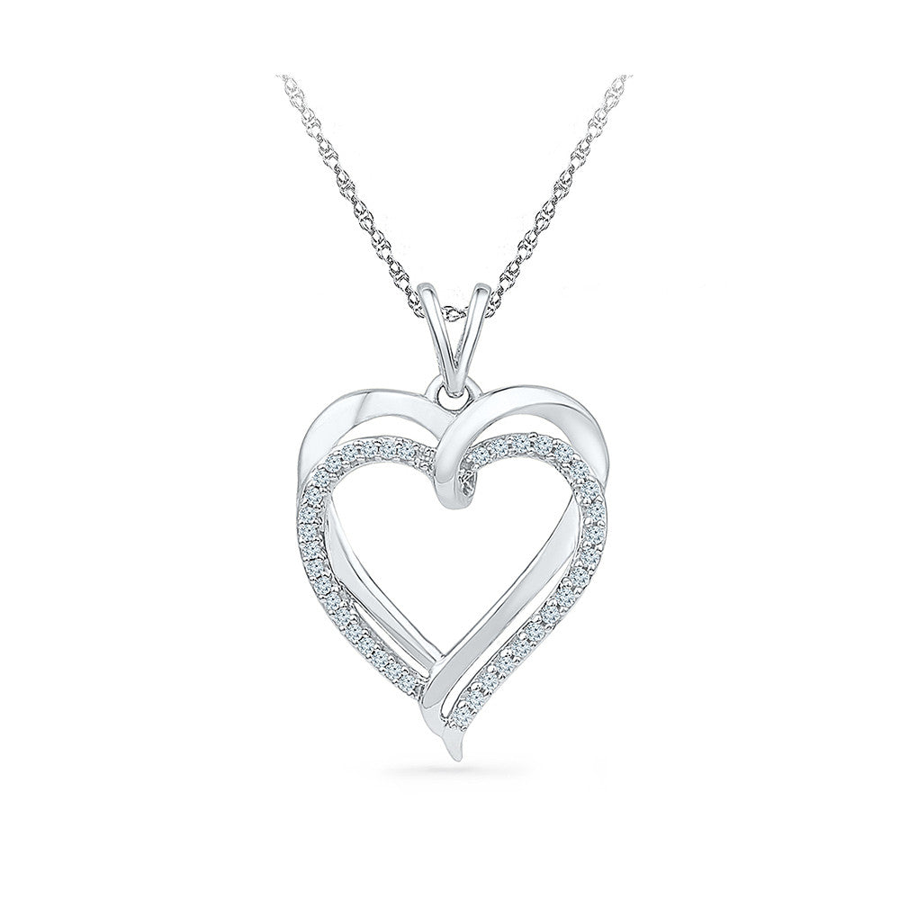 Cartier Double Heart Diamond Necklace For Sale at 1stDibs | cartier double  heart necklace, cartier heart necklace, cartier one diamond necklace