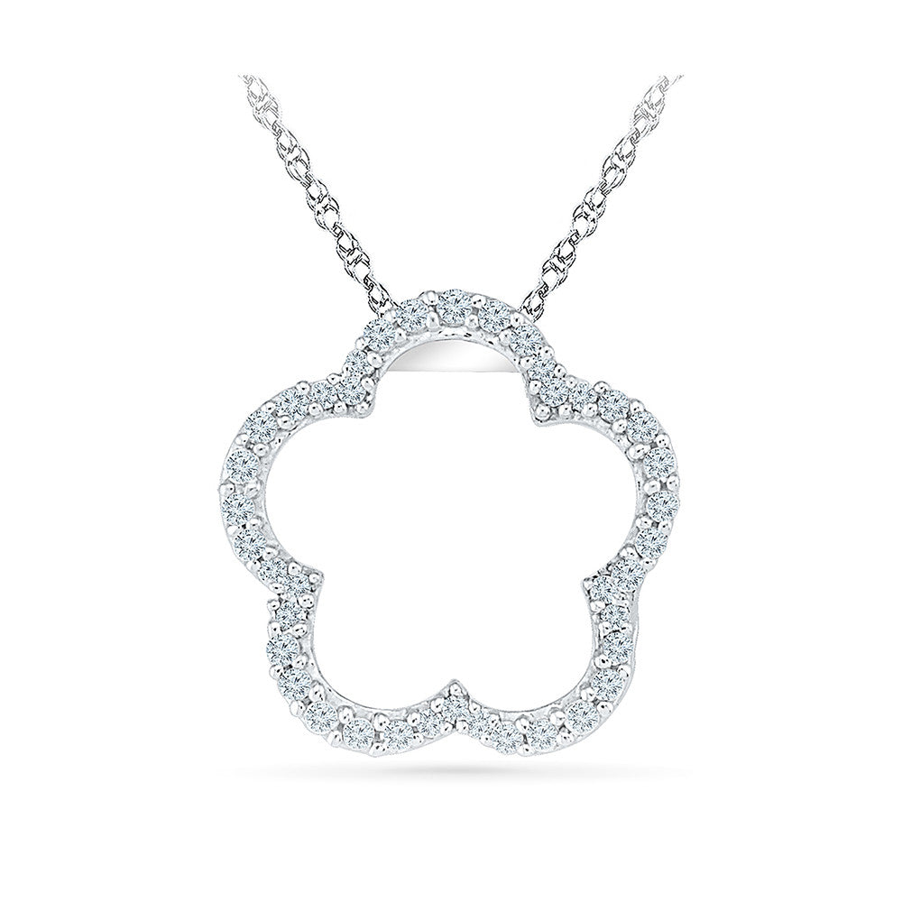 Vintage Clover Diamond Necklace – Northern Sparkly