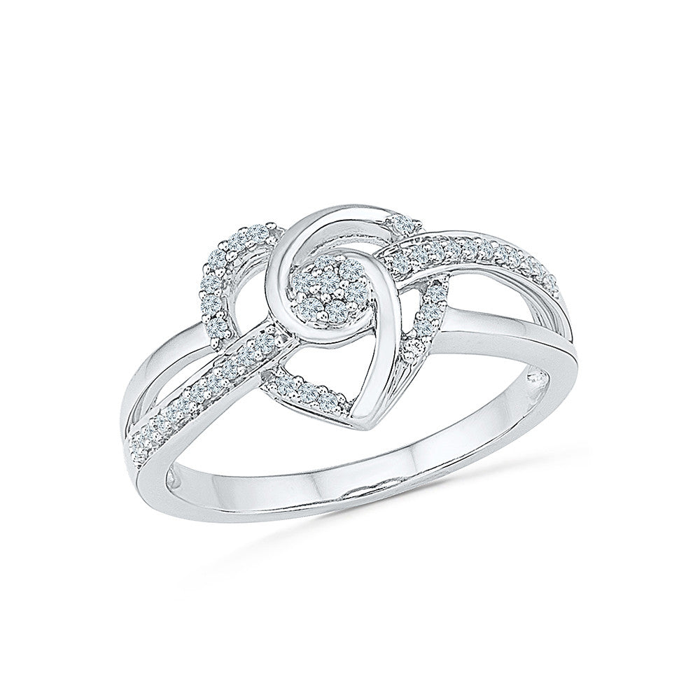 14k white gold diamond ring size 6 | eBay