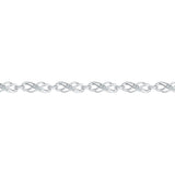 Interlaced Infinity Diamond Bracelet