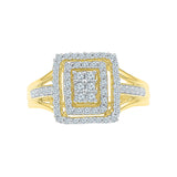 Square Eminence Diamond Cocktail Ring