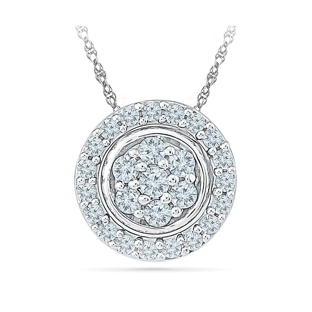 Diamond Circle Necklace | Kloiber Jewelers