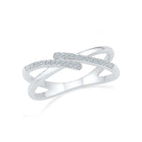 Silver Everyday Casual Diamond Ring
