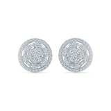 Lavish Diamond Stud Earrings