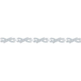 Roman X Link Diamond Bracelet