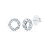 Euphony Circle Diamond Earrings