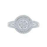 Nocturnal Diamond Cocktail Ring