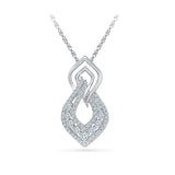 Roots with Wings Diamond Pendant